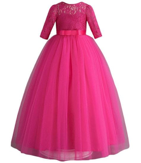 Princess Lányok ünnepi ruhája 140-es méret - Rózsaszín