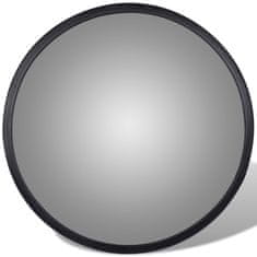 Greatstore Konvex beltéri közlekedési tükör fekete akril 30 cm