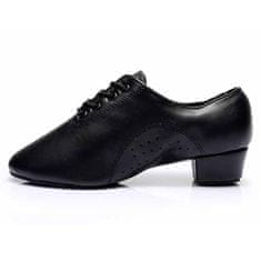 Burtan Dance Shoes FEKETE CADIZ BŐR MODERN TÁNCCIPŐ fekete, 35