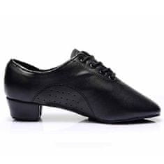 Burtan Dance Shoes FEKETE CADIZ BŐR MODERN TÁNCCIPŐ fekete, 35