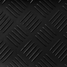 Vidaxl Csúszásgátló bordáslemez mintás gumi padlószőnyeg 5 x 1 m 141169