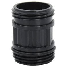 Vidaxl fekete PVC szívótömlő PVC csatlakozókkal 1" 4 m 151076
