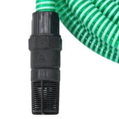 Vidaxl zöld PVC szívótömlő PVC csatlakozókkal 1" 10 m 151072