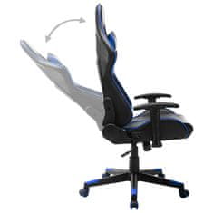 Greatstore fekete és kék műbőr gamer szék