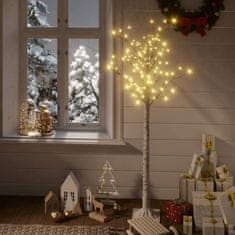 Vidaxl 140 LED-es bel-/kültéri meleg fehér fűzfa karácsonyfa 1,5 m 328676