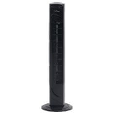 shumee fekete toronyventilátor távirányítóval és időzítővel Φ24x80 cm