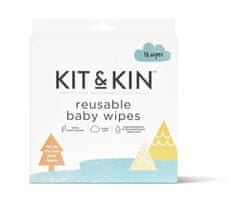 Kit & Kin Újrafelhasználható babatörlőkendők