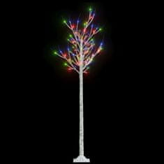 Vidaxl 180 LED-es bel-/kültéri színes fűzfa karácsonyfa 1,8 m 328683