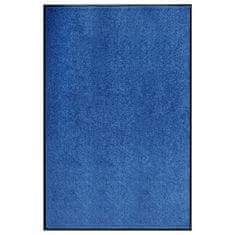 Vidaxl kék kimosható lábtörlő 120 x 180 cm 323444