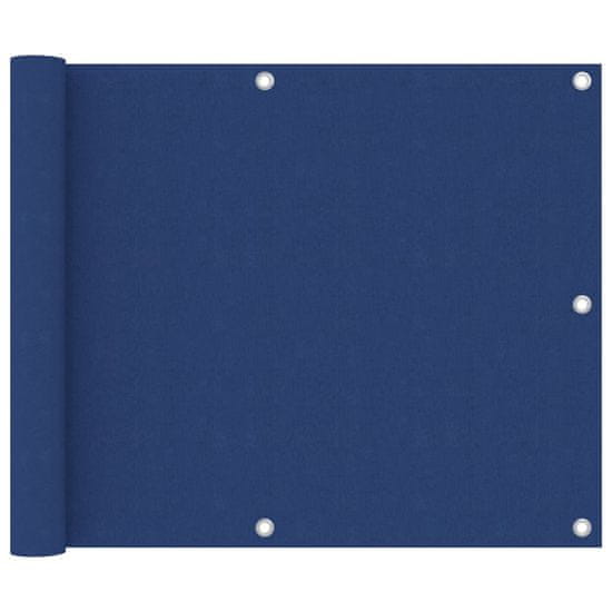 Vidaxl kék oxford-szövet erkélynapellenző 75 x 300 cm 135008