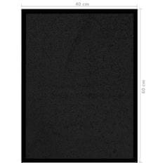 Vidaxl fekete lábtörlő 40 x 60 cm 331595
