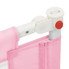 Vidaxl rózsaszín szövet biztonsági leesésgátló 90 x 25 cm 10198