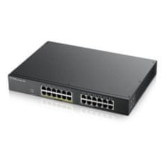 Zyxel GS1900-24EP, 24 portos GbE L2, 12 portos PoE Smart Switch, rackbe szerelhető, 130 wattos