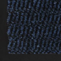 Vidaxl kék négyszögletes szennyfogó szőnyeg 120 x 180 cm 132721