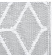 Vidaxl szürke polipropilén kültéri szőnyeg 80 x 150 cm 310420