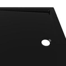 shumee téglalap alakú fekete ABS zuhanytálca 70 x 100 cm