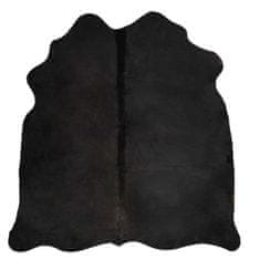 shumee fekete valódi marhabőr szőnyeg 150 x 170 cm