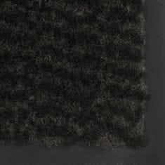 Vidaxl fekete négyszögletes szennyfogó szőnyeg 120 x 180 cm 132719