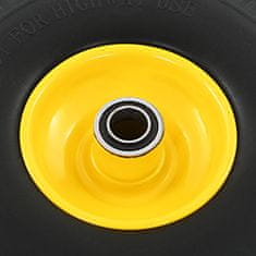 Vidaxl 2 db molnárkocsi-kerék tömör poliuretán 3.00-4 (260 x 85) 142977