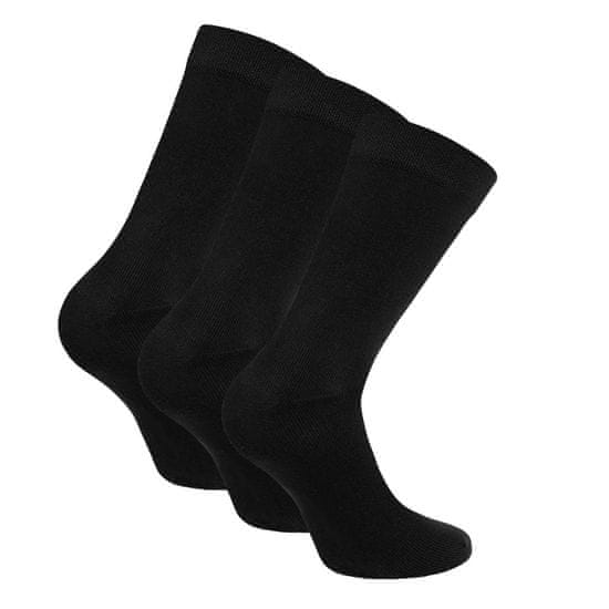 Northix Bamboo zokni, fekete - 3 db