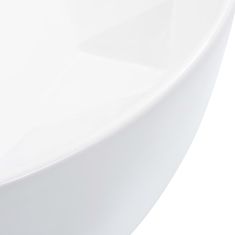 Greatstore fehér kerámia mosdókagyló 36 x 14 cm