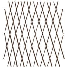 Vidaxl 5 darab rácsos fűzfa kerítés 180 x 60 cm 146072