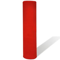 Vidaxl extra erős 400 g/m2 Piros Szőnyeg 1 x 5 m 241279