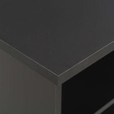 shumee 280206 Bar Table Black 60x60x110 cm