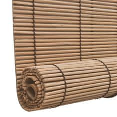 shumee 2 db barna bambusz redőny 80 x 160 cm