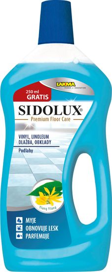 Sidolux Premium Floor Care vinyl, linóleum, csempe, Ylang Ylang 750 + 250 ml