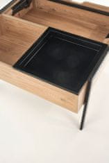 Halmar Összecsukható Podium dohányzóasztal - natúr / fekete