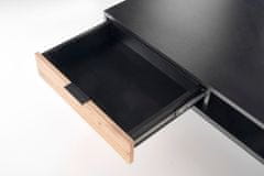 Halmar Dohányzóasztal fiókos Murano LAW-1 - fekete / kézműves tölgy