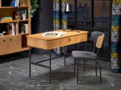 Halmar Íróasztal fiókkal Smart B-1 - natúr tölgy / fekete