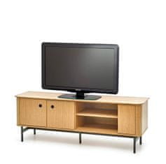 Halmar TV asztal Smart RTV-1 - natúr tölgy / fekete