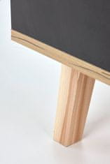 Halmar Íróasztal fiókokkal Sergio - antracit / wotan tölgy