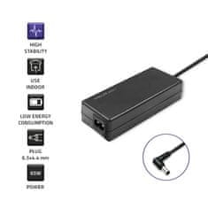 Qoltec hálózati adapter LG / Samsung monitorhoz 65W | 19V | 3.42 | 6.5*4.4 | + hálózati kábel