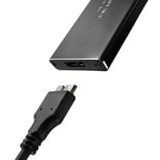Qoltec M.2 SATA | NGFF | USB 3.0 SSD tálca