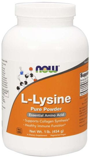 NOW Foods L-Lizin (L-lizin) por, 454g