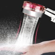 Northix Zuhanyfej tisztítószűrővel - rózsaszín 