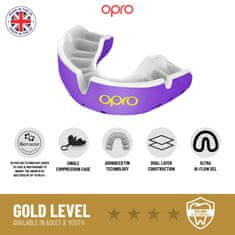 Opro Gold fogvédő arany, fekete/arany