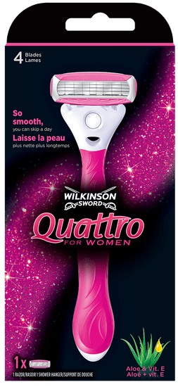 Wilkinson Sword Quattro for Women borotva + 1 tartalék borotvafej