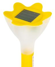 Polux 8x Napelemes kerti lámpa LED földbe szúrható TULIPÁN sárga