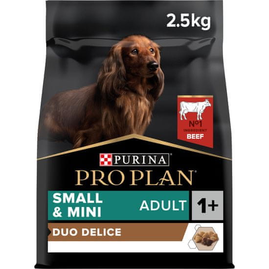 Purina Pro Plan SMALL&MINI DUO DÉLICE marhahús, 2,5 kg