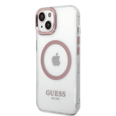 Guess MagSafe tok pink (GUHMP14MHTRMP) Apple iPhone 14 Plus készülékhez (127199)