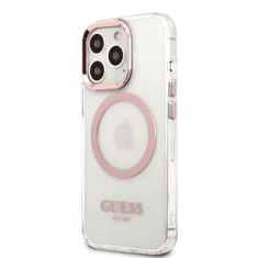 Guess MagSafe tok pink (GUHMP13LHTRMP) Apple iPhone 13 Pro készülékhez (127197)
