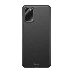 BASEUS WING műanyag telefonvédő (0.4mm, polipropilén, ultravékony) FEKETE [Samsung Galaxy S20 Plus 5G (SM-G986)] (5996457944996)