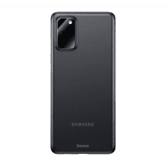 BASEUS WING műanyag telefonvédő (0.4mm, polipropilén, ultravékony) FÜSTSZÍNŰ [Samsung Galaxy S20 5G (SM-G981U)] (5996457945030)