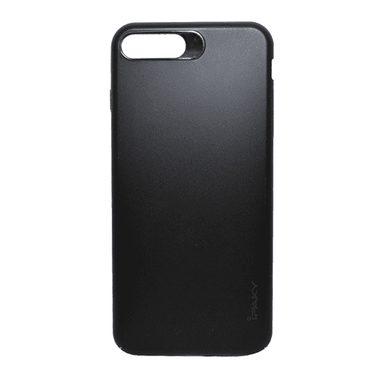 iPaky műanyag telefonvédő (ultravékony, 0.6 mm) FEKETE [Apple iPhone 8 Plus 5.5] (5996457714421)