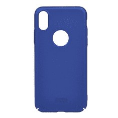 MOFI műanyag telefonvédő (ultravékony, logo kivágás) SÖTÉTKÉK [Apple iPhone XS 5.8] (5996457826780)