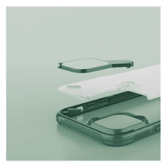 Nillkin CYCLOPS műanyag telefonvédő (közepesen ütésálló, légpárnás sarok, kameravédő, kitámasztó) KÉK [Apple iPhone 12 mini] (5996591016054)